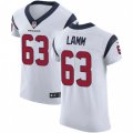 Houston Texans #63 Kendall Lamm White Vapor Untouchable Elite Player NFL Jersey