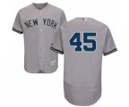 New York Yankees Luke Voit Grey Road Flex Base Authentic Collection Baseball Player Jersey