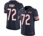 Chicago Bears #72 William Perry Navy Blue Team Color 100th Season Limited Football Jersey