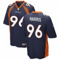 Denver Broncos #96 Shelby Harris Nike Navy Vapor Untouchable Limited Jersey