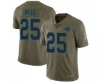 Carolina Panthers #25 Eric Reid Limited Olive 2017 Salute to Service Football Jersey