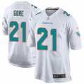 Miami Dolphins #21 Frank Gore Game White NFL Jersey