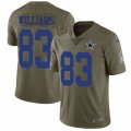 Dallas Cowboys #83 Terrance Williams Limited Olive 2017 Salute to Service NFL Jersey