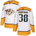 Nashville Predators #38 Ryan Hartman Authentic White Away NHL Jersey