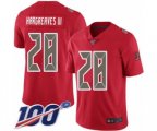Tampa Bay Buccaneers #28 Vernon Hargreaves III Limited Red Rush Vapor Untouchable 100th Season Football Jersey