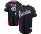 Boston Red Sox #41 Chris Sale Game Navy Blue American League 2018 MLB All-Star MLB Jersey
