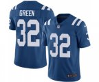 Indianapolis Colts #32 T.J. Green Royal Blue Team Color Vapor Untouchable Limited Player Football Jersey