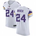 Minnesota Vikings #24 Tramaine Brock White Vapor Untouchable Elite Player NFL Jersey