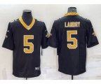 New Orleans Saints #5 Jarvis Landry Black 2022 Vapor Untouchable Stitched NFL Nike Limited Jersey