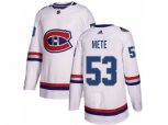 Montreal Canadiens #53 Victor Mete White Authentic 2017 100 Classic Stitched NHL Jersey