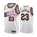 Phoenix Suns #23 Cameron Johnson 2022-23 White 75th Anniversary Association Edition Stitched Jersey