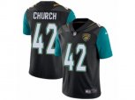 Jacksonville Jaguars #42 Barry Church Vapor Untouchable Limited Black Alternate NFL Jersey