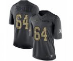 New England Patriots #64 Hjalte Froholdt Limited Black 2016 Salute to Service Football Jersey