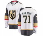 Vegas Golden Knights #71 William Karlsson Authentic White Away Fanatics Branded Breakaway NHL Jersey