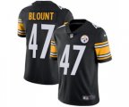 Pittsburgh Steelers #47 Mel Blount Black Team Color Vapor Untouchable Limited Player Football Jersey