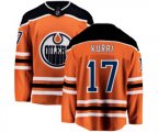 Edmonton Oilers #17 Jari Kurri Fanatics Branded Orange Home Breakaway NHL Jersey