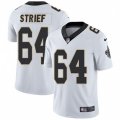 New Orleans Saints #64 Zach Strief White Vapor Untouchable Limited Player NFL Jersey