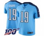 Tennessee Titans #19 Tajae Sharpe Limited Light Blue Rush Vapor Untouchable 100th Season Football Jersey