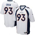 Denver Broncos #93 Jared Crick Game White NFL Jersey