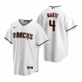 Arizona Diamondbacks #4 Ketel Marte White Home Stitched Baseball Jersey