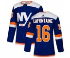 New York Islanders #16 Pat LaFontaine Authentic Blue Alternate NHL Jersey