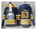 Buffalo Sabres #63 Tyler Ennis Navy Blue Sawyer Hooded Sweatshirt Stitched NHL Jersey