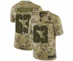 Atlanta Falcons #63 Chris Lindstrom Limited Camo 2018 Salute to Service Football Jersey