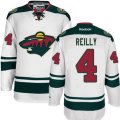Minnesota Wild #4 Mike Reilly Authentic White Away NHL Jersey