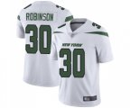New York Jets #30 Rashard Robinson White Vapor Untouchable Limited Player Football Jersey