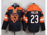 Chicago Bears #23 Kyle Fuller Navy Blue Player Pullover Hoodie