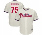 Philadelphia Phillies #75 Francisco Rodriguez Replica Cream Alternate Cool Base Baseball Jersey