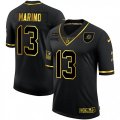 Miami Dolphins #13 Dan Marino Olive Gold Nike 2020 Salute To Service Limited Jersey