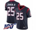 Houston Texans #25 Duke Johnson Jr Navy Blue Team Color Vapor Untouchable Limited Player 100th Season Football Jersey