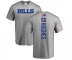 Buffalo Bills #55 Jerry Hughes Ash Backer T-Shirt