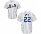 New York Mets Dominic Smith Replica White Home Cool Base Baseball Player Jersey