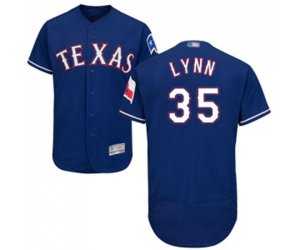 Texas Rangers #35 Lance Lynn Royal Blue Alternate Flex Base Authentic Collection Baseball Jersey