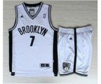 nba new jersey nets #7 joe johnson white[revolution 30 swingman Suits]