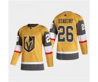 Vegas Golden Knights #26 Paul Stastny 2020-21 Authentic Player Alternate Stitched Hockey Jersey Gold