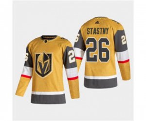 Vegas Golden Knights #26 Paul Stastny 2020-21 Authentic Player Alternate Stitched Hockey Jersey Gold