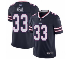 Buffalo Bills #33 Siran Neal Limited Navy Blue Inverted Legend Football Jersey