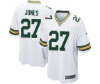 Green Bay Packers #27 Josh Jones Game White Football Jersey