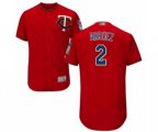 Minnesota Twins Luis Arraez Authentic Scarlet Alternate Flex Base Authentic Collection Baseball Player Jersey