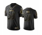 Pittsburgh Steelers #55 Devin Bush Limited Black Golden Edition Football Jersey