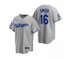 Los Angeles Dodgers Will Smith Gray 2020 World Series Champions Road Replica Jersey