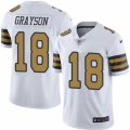 New Orleans Saints #18 Garrett Grayson Limited White Rush Vapor Untouchable NFL Jersey