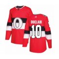 Ottawa Senators #10 Anthony Duclair Authentic Red 2017 100 Classic Hockey Jersey
