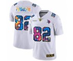 Minnesota Vikings #82 Kyle Rudolph White Multi-Color 2020 Football Crucial Catch Limited Football Jersey