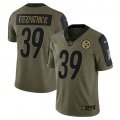 Pittsburgh Steelers #39 Minkah Fitzpatrick Nike Olive 2021 Salute To Service Limited Player Jersey