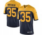 Green Bay Packers #35 Jermaine Whitehead Game Navy Blue Alternate Football Jersey