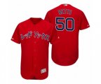 2019 Asian Heritage Month Mookie Betts Red Japanese Flex Base Jersey